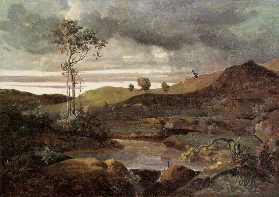 Jean-Baptiste-Camille Corot The Roman Campagna in Winter